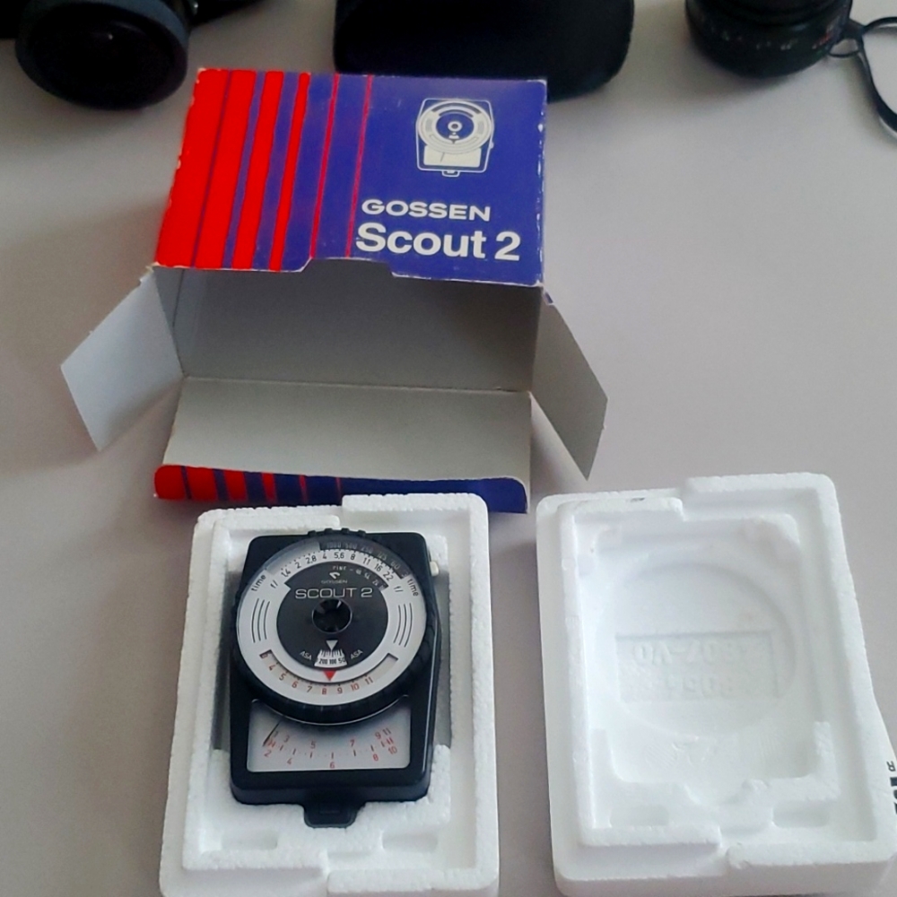 Gossen Scout Exposure Meter in Box